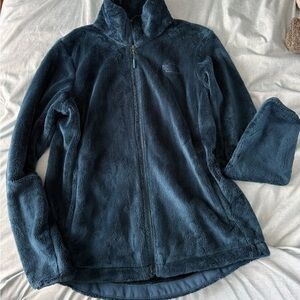 Blue Fleece Zip-Up Jacket